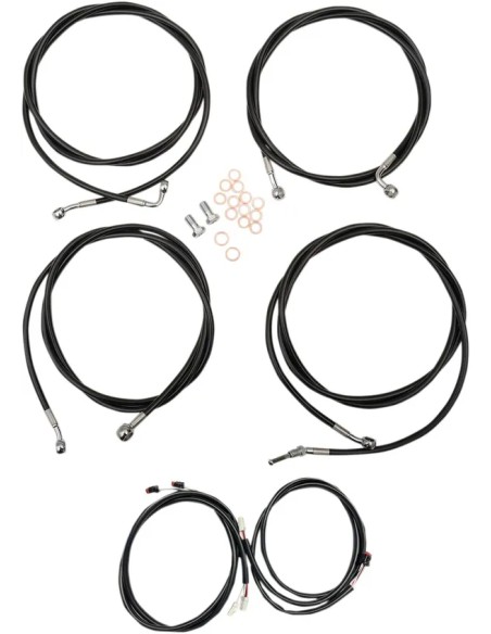 LA CHOPPERS Bowdenzüge für Harley Davidson FLHX 1750 ABS 2017-2020
