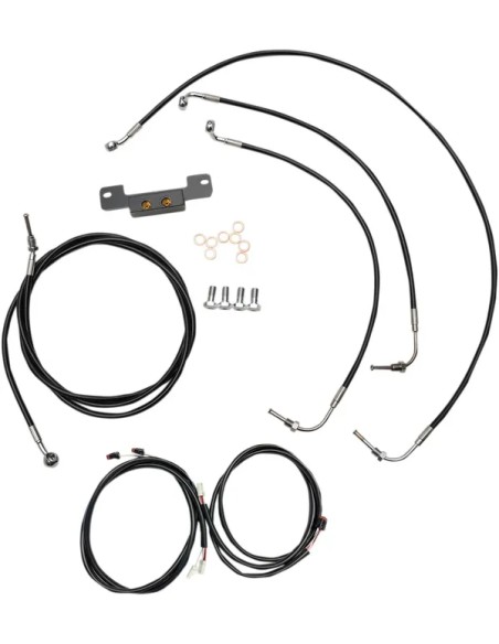 LA CHOPPERS Bowdenzüge für Harley Davidson FLHX 1750 ABS 2017-2019