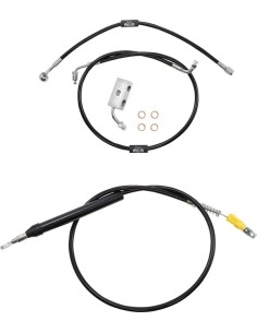 Standard Schwarz Vinyl Lenkerzug/Bremsleitung Kit
