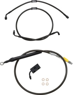 Standard Midnight geflochtenes Lenker-/Bremsleitungs-Kit