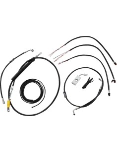 Komplettes Schwarzes Vinyl-Geflochtenes...