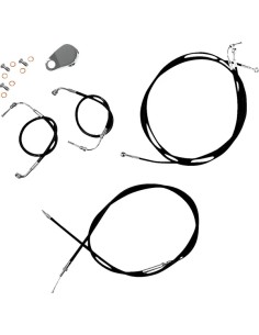 Standard Schwarz Vinyl Lenkerzug/Bremsleitung Kit