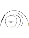 Standard Schwarz Vinyl Lenkerzug/Bremsleitung Kit