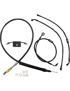 Standard Midnight geflochtenes Lenker-/Bremsleitungs-Kit