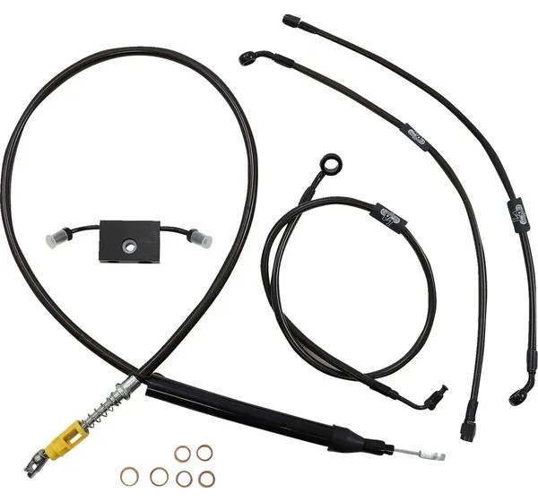 LA CHOPPERS Bowdenzüge für Harley Davidson FLFBS 1868 ABS 2018-2024