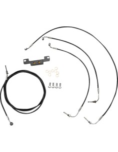 Standard Schwarz Vinyl Lenkerzug/Bremsleitung Kit
