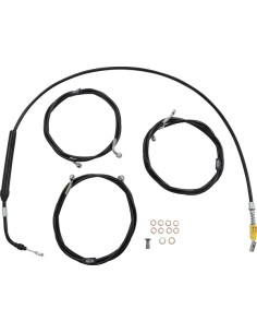 Standard Schwarz Vinyl Lenkerzug/Bremsleitung Kit