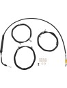 Standard Schwarz Vinyl Lenkerzug/Bremsleitung Kit