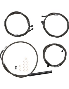 Standard Midnight geflochtenes Lenker-/Bremsleitungs-Kit