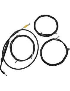 Standard Schwarz Vinyl Lenkerzug/Bremsleitung Kit