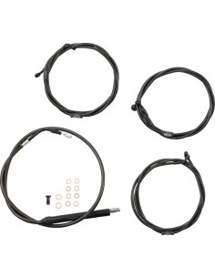 Standard Midnight geflochtenes Lenker-/Bremsleitungs-Kit