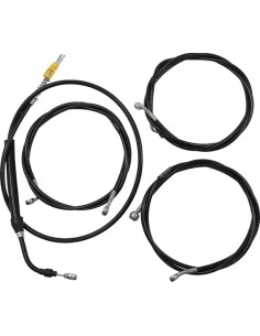 Komplettes Schwarzes Vinyl-Geflochtenes...