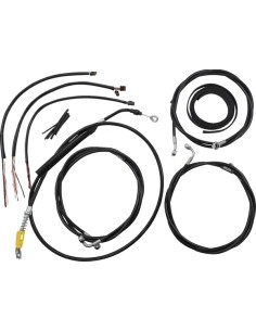 Komplettes Schwarzes Vinyl-Geflochtenes...