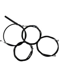 Komplettes Schwarzes Vinyl-Geflochtenes...