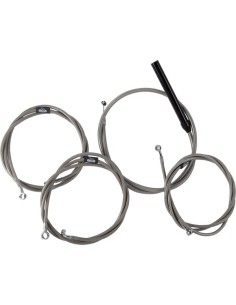 Komplettes Edelstahl-geflochtenes...