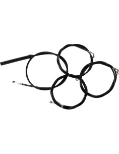 Komplettes Schwarzes Vinyl-Geflochtenes...