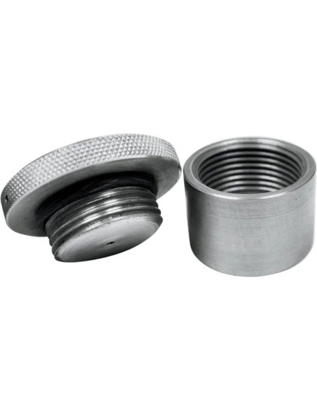 LA CHOPPERS Tankdeckel - GAS CAP W/BUNG WELDON RAW