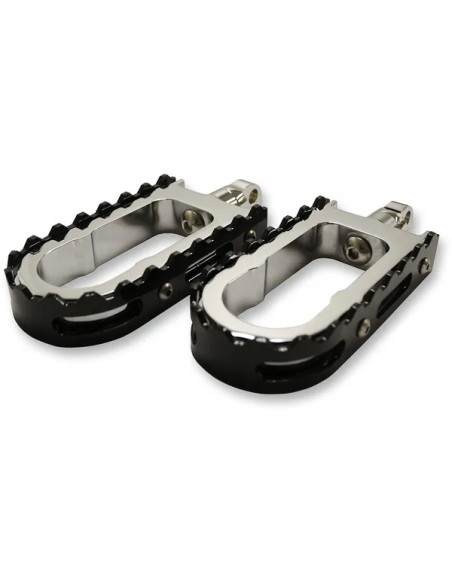 LA CHOPPERS Fußrasten - FOOTPEGS BMX CHR/BLK