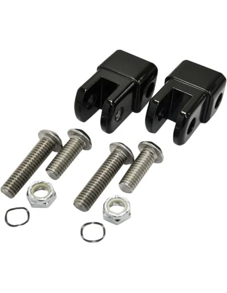 LA CHOPPERS Fußrasten - ADAPTERS FOOTPEG MALE BK