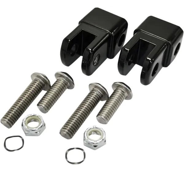 LA CHOPPERS Fußrasten - ADAPTERS FOOTPEG MALE BK