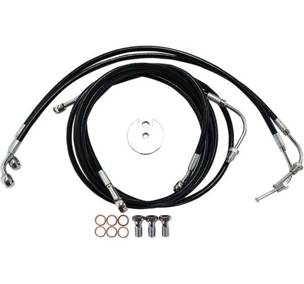 LA CHOPPERS Brems- & Kupplungsleitungen für Harley Davidson FLTRU 1690 ABS 2011-2013