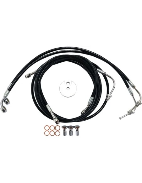 LA CHOPPERS Brems- & Kupplungsleitungen für Harley Davidson FLTRU 1690 ABS 2011-2013