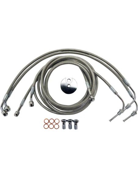 LA CHOPPERS Brems- & Kupplungsleitungen für Harley Davidson FLTRU 1690 ABS 2011-2013