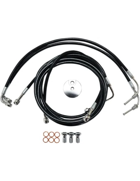 LA CHOPPERS Brems- & Kupplungsleitungen für Harley Davidson FLHR 1584 2008-2011