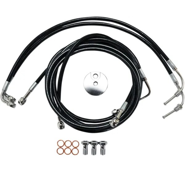 LA CHOPPERS Brems- & Kupplungsleitungen für Harley Davidson FLHR 1584 2008-2011
