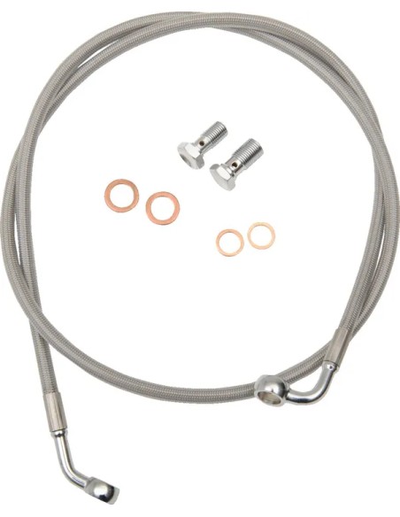 LA CHOPPERS Brems- & Kupplungsleitungen für Harley Davidson FLSTC 1450 2000-2006