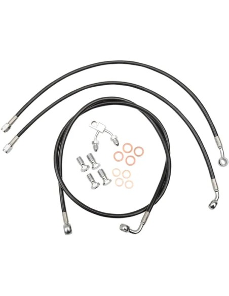 LA CHOPPERS Brems- & Kupplungsleitungen für Harley Davidson FLSTFB 1690 ABS 2012-2015