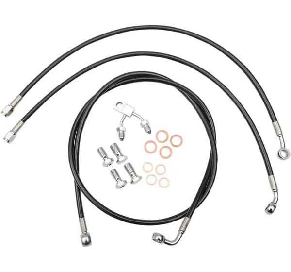 LA CHOPPERS Brems- & Kupplungsleitungen für Harley Davidson FLSTFB 1690 ABS 2012-2015