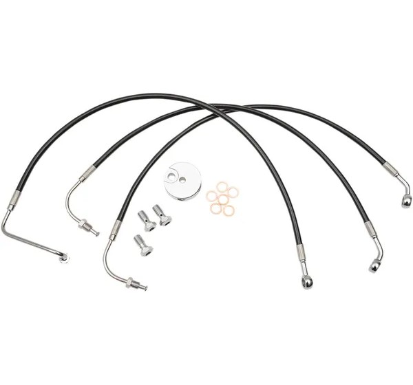 LA CHOPPERS Brems- & Kupplungsleitungen für Harley Davidson FLHR 1450 1999-2006