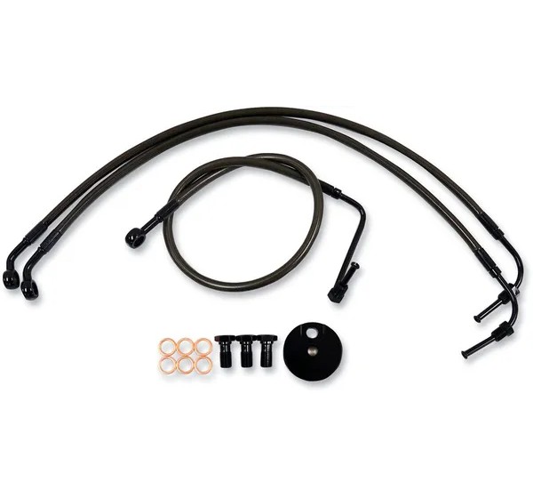 LA CHOPPERS Brems- & Kupplungsleitungen für Harley Davidson FLHR 1450 1999-2006