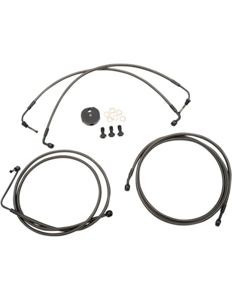 LA CHOPPERS Brems- & Kupplungsleitungen für Harley Davidson FLHTCUTG 1690 2009-2013