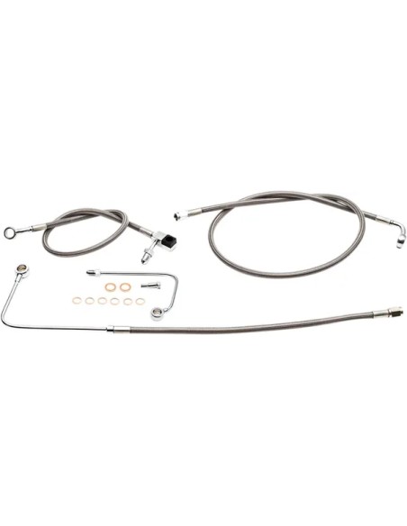 LA CHOPPERS Brems- & Kupplungsleitungen für Harley Davidson FLS 1690 2015-2017