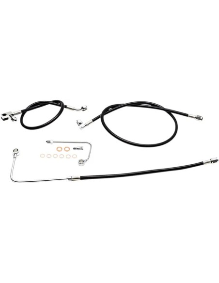 LA CHOPPERS Brems- & Kupplungsleitungen für Harley Davidson FLSTFB 1690 ABS 2015-2017
