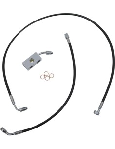 Schwarzes Geflochtenes Bremsleitungs-Kit