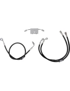 Schwarzes Geflochtenes Bremsleitungs-Kit