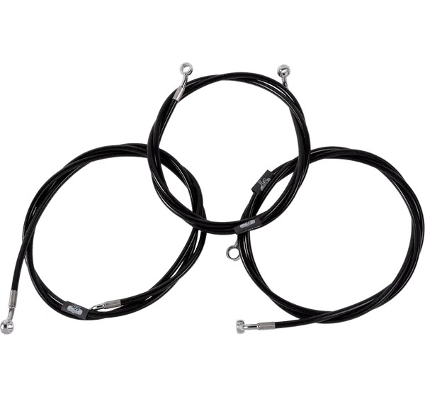LA CHOPPERS Brems- & Kupplungsleitungen für Harley Davidson FLHXSE 1977 ABS 2023-2024