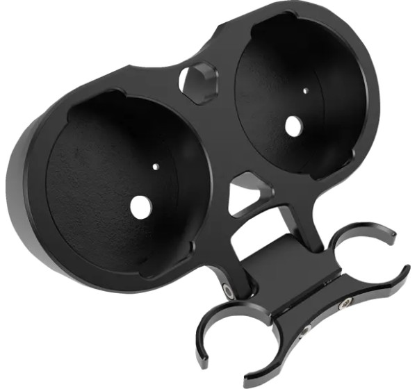 LA CHOPPERS Verbinder & Anschlüsse - GAUGE MOUNT T-BAR DUAL 1.25 BL
