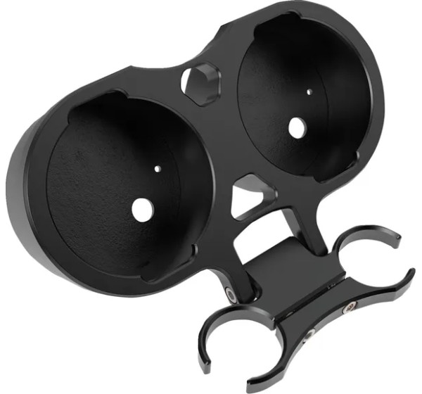 LA CHOPPERS Verbinder & Anschlüsse - GAUGE MOUNT T-BAR DUAL 1.5 BLA
