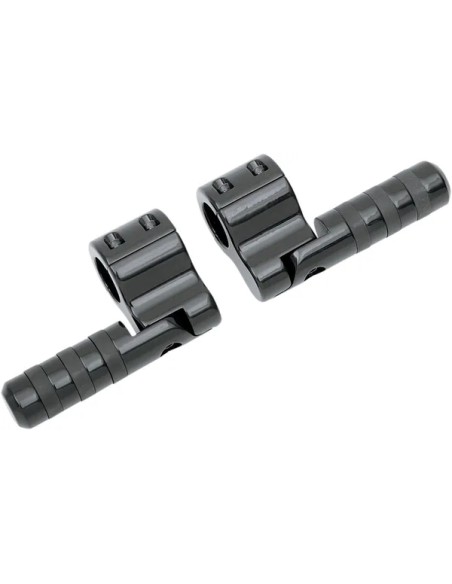 LINDBY Fußrasten - FOOTPEG CLAMPON WIDE BLK
