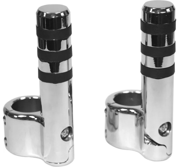 LINDBY Fußrasten - FOOTPEG CLMP-ON 3BAND C