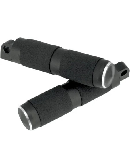 ACCUTRONIX Fußrasten - FOOTPEGS MALE W/RUBBER BK