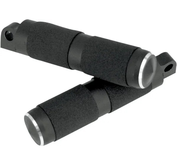 ACCUTRONIX Fußrasten - FOOTPEGS MALE W/RUBBER BK