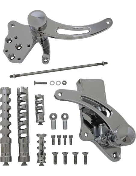 ACCUTRONIX Fußrastenanlagen für Harley Davidson FXST 1340 1985-1986