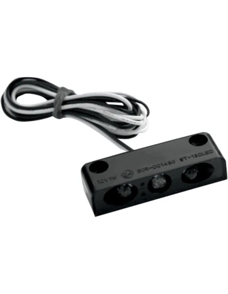 ACCUTRONIX Kennzeichen - LIGHT LED STEP BLACK