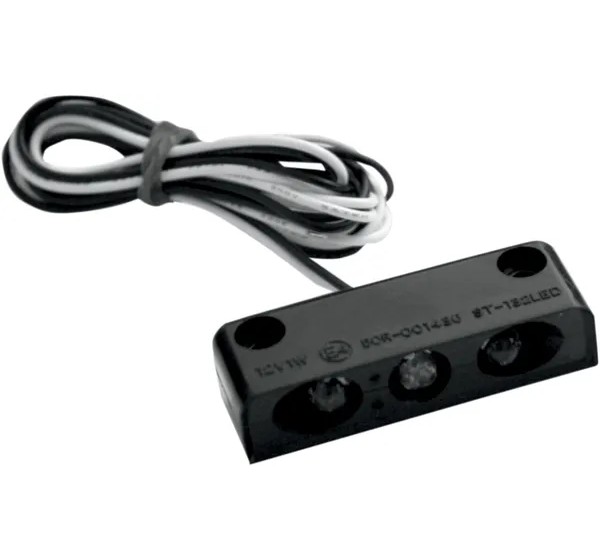 ACCUTRONIX Kennzeichen - LIGHT LED STEP BLACK