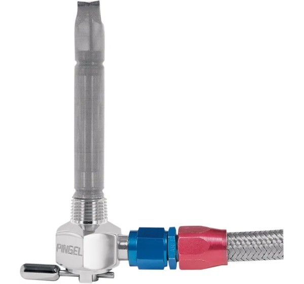 PINGEL Montagematerial & Zubehör - PETCOCK 3/8NPT 6 AN